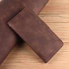 For Motorola Moto G75 5G Skin Feel Calf Texture Card Slots Leather Phone Case(Brown) - 2