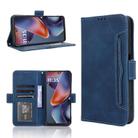 For Motorola Moto G Play 2025 Skin Feel Calf Texture Card Slots Leather Phone Case(Blue) - 1
