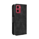 For Motorola Moto G05 4G / E15 4G Skin Feel Calf Texture Card Slots Leather Phone Case(Black) - 3