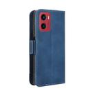 For Motorola Moto G05 4G / E15 4G Skin Feel Calf Texture Card Slots Leather Phone Case(Blue) - 3
