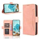 For Motorola Edge 60 Fusion Skin Feel Calf Texture Card Slots Leather Phone Case(Pink) - 1