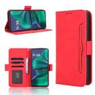 For Motorola Moto G Stylus 5G 2025 Skin Feel Calf Texture Card Slots Leather Phone Case(Red) - 1