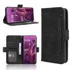 For Motorola Edge 60 Pro Skin Feel Calf Texture Card Slots Leather Phone Case(Black) - 1