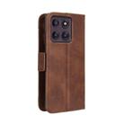 For Motorola Edge 60 Pro Skin Feel Calf Texture Card Slots Leather Phone Case(Brown) - 3