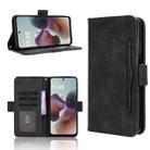 For Motorola Moto G56 / G66j / G66y 5G Skin Feel Calf Texture Card Slots Leather Phone Case(Black) - 1