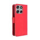 For Motorola Moto G56 / G66j / G66y 5G Skin Feel Calf Texture Card Slots Leather Phone Case(Red) - 3
