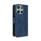 For Motorola Moto G56 / G66j / G66y 5G Skin Feel Calf Texture Card Slots Leather Phone Case(Blue) - 3
