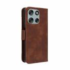For Motorola Moto G56 / G66j / G66y 5G Skin Feel Calf Texture Card Slots Leather Phone Case(Brown) - 3