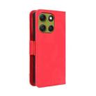 For Motorola Moto G86 5G Skin Feel Calf Texture Card Slots Leather Phone Case(Red) - 3