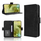 For Motorola Moto G86 Power 5G Skin Feel Calf Texture Card Slots Leather Phone Case(Black) - 1