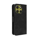 For Motorola Moto G86 Power 5G Skin Feel Calf Texture Card Slots Leather Phone Case(Black) - 3
