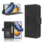 For Realme 11 Pro / 11 Pro+ Skin Feel Calf Texture Card Slots Leather Phone Case(Black) - 1