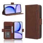 For Realme C53 / Narzo N53 4G Skin Feel Calf Texture Card Slots Leather Phone Case(Brown) - 1