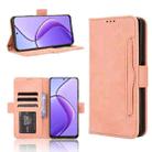 For Realme 12 / 12x 5G Skin Feel Calf Texture Card Slots Leather Phone Case(Pink) - 1