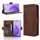 For Realme 12 / 12x 5G Skin Feel Calf Texture Card Slots Leather Phone Case(Brown) - 1