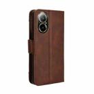 For Realme 12 Lite 4G Skin Feel Calf Texture Card Slots Leather Phone Case(Brown) - 3
