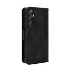 For Realme C65 4G Skin Feel Calf Texture Card Slots Leather Phone Case(Black) - 3