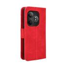 For Realme GT Neo6 SE 5G Skin Feel Calf Texture Card Slots Leather Phone Case(Red) - 3