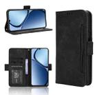 For Realme C63 4G / C61 4G / Narzo N63 4G Skin Feel Calf Texture Card Slots Leather Phone Case(Black) - 1