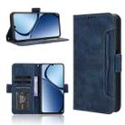 For Realme C63 4G / C61 4G / Narzo N63 4G Skin Feel Calf Texture Card Slots Leather Phone Case(Blue) - 1