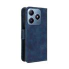 For Realme C63 4G / C61 4G / Narzo N63 4G Skin Feel Calf Texture Card Slots Leather Phone Case(Blue) - 3