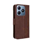 For Realme C63 4G / C61 4G / Narzo N63 4G Skin Feel Calf Texture Card Slots Leather Phone Case(Brown) - 3