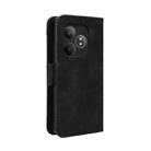 For Realme GT 6 / GT 6T / GT Neo6 Skin Feel Calf Texture Card Slots Leather Phone Case(Black) - 3