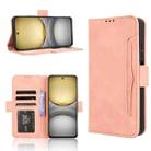 For Realme C75 4G Skin Feel Calf Texture Card Slots Leather Phone Case(Pink) - 1