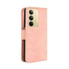 For Realme C75 4G Skin Feel Calf Texture Card Slots Leather Phone Case(Pink) - 3