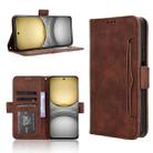 For Realme C75 4G Skin Feel Calf Texture Card Slots Leather Phone Case(Brown) - 1