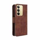 For Realme C75 4G Skin Feel Calf Texture Card Slots Leather Phone Case(Brown) - 3