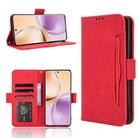 For Realme 14 Pro 5G Skin Feel Calf Texture Card Slots Leather Phone Case(Red) - 1