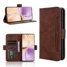 For Realme 14 Pro 5G Skin Feel Calf Texture Card Slots Leather Phone Case(Brown) - 1