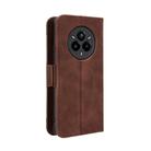 For Realme 14 Pro+ 5G Skin Feel Calf Texture Card Slots Leather Phone Case(Brown) - 3