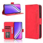 For Realme P3 Pro 5G Skin Feel Calf Texture Card Slots Leather Phone Case(Red) - 1
