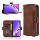 For Realme P3 Pro 5G Skin Feel Calf Texture Card Slots Leather Phone Case(Brown) - 1