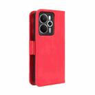 For Realme 14 5G Skin Feel Calf Texture Card Slots Leather Phone Case(Red) - 3