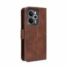 For Realme 14 5G Skin Feel Calf Texture Card Slots Leather Phone Case(Brown) - 3