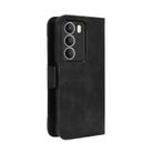 For Realme 14x 5G Malaysia / V70 Skin Feel Calf Texture Card Slots Leather Phone Case(Black) - 3