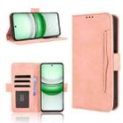 For Realme C71 4G Skin Feel Calf Texture Card Slots Leather Phone Case(Pink) - 1