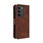 For Realme C71 4G Skin Feel Calf Texture Card Slots Leather Phone Case(Brown) - 3