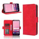 For Orbic Magic 5G R678EL Skin Feel Calf Texture Card Slots Leather Phone Case(Red) - 1