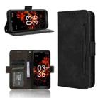 For Orbic Fun+ 4G Skin Feel Calf Texture Card Slots Leather Phone Case(Black) - 1