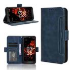 For Orbic Fun+ 4G Skin Feel Calf Texture Card Slots Leather Phone Case(Blue) - 1