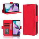 For TCL ION X Skin Feel Calf Texture Card Slots Leather Phone Case(Red) - 1