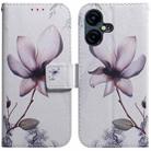 For Tecno Pova Neo 3 Coloured Drawing Flip Leather Phone Case(Magnolia) - 1