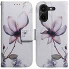 For Tecno Pova 5 Pro Coloured Drawing Flip Leather Phone Case(Magnolia) - 1