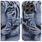 For Tecno Camon 30 4G / 30 5G CL6 CL7 Coloured Drawing Flip Leather Phone Case(Tiger) - 1