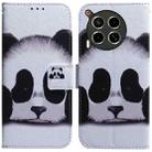 For Tecno Camon 30 4G / 30 5G CL6 CL7 Coloured Drawing Flip Leather Phone Case(Panda) - 1