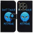 For Tecno Camon 30 4G / 30 5G CL6 CL7 Coloured Drawing Flip Leather Phone Case(Anger) - 1